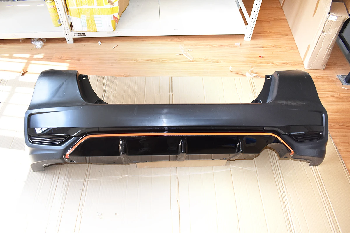 Suitable for Honda Fit Jazz 2018 Gk5 Sport Body Kit Rear Bumper Rear Spoiler