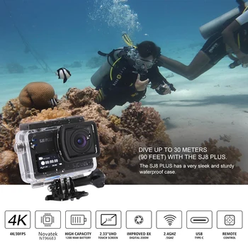 SJCAM SJ8 Plus Action Camera 12MP 4K 30FPS WiFi Remote Helmet Camera Ultra HD Extreme Sports Waterproof DV detail image