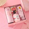 [Pink] thermos cup + soap + hand cream + umbrella