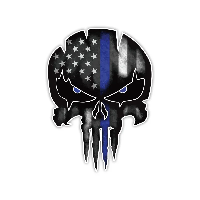 Thin Line Punisher Skull Personalized Car Stickers Motorcycle Decals Buy Vinyl Motorcycle Decals Car Door Decal Sticker Motorcycle Reflective Decals Product On Alibaba Com