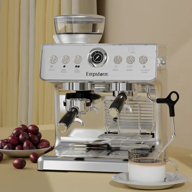 Multifunctional Espresso Machine a Professional Machine With Grinder and Low Noise for the Home Office