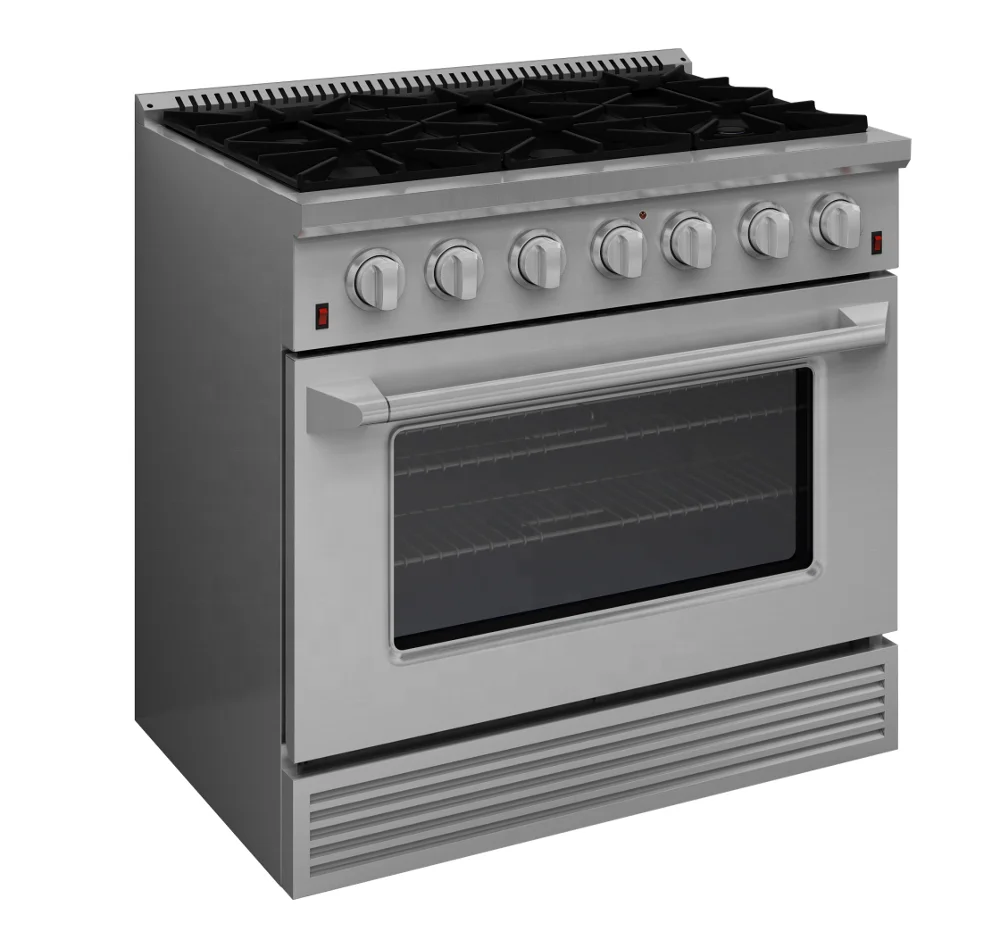 36 free standing gas range