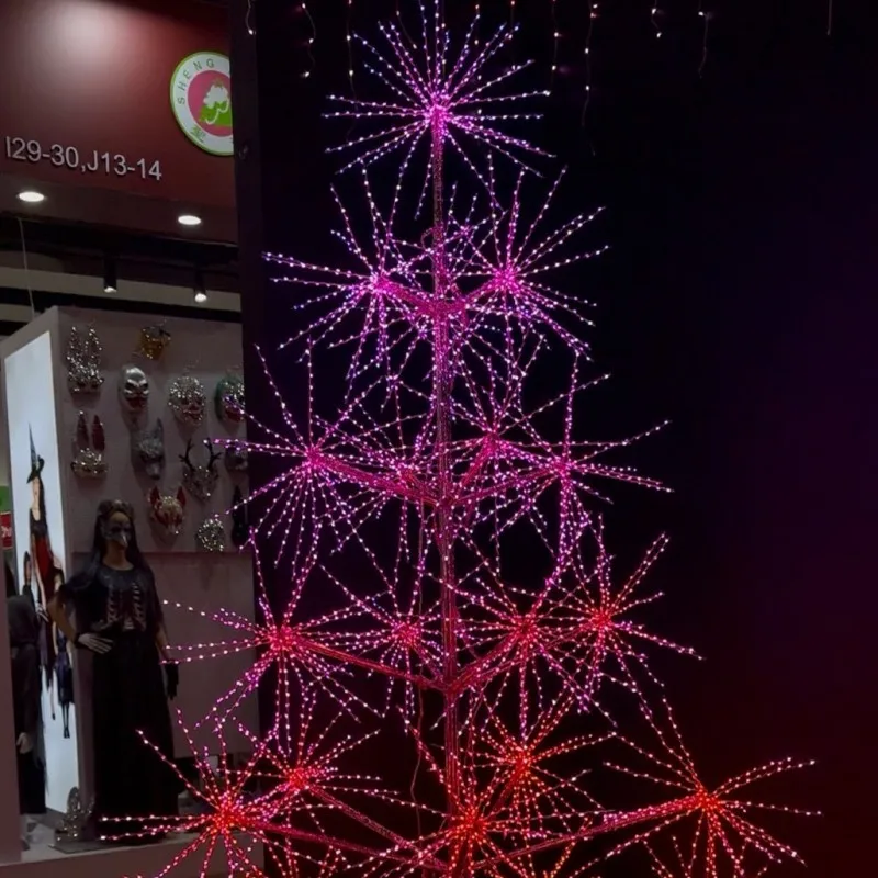 RGB LED Fireworks Tree Light for Christmas & Halloween | DMX & Voice Control | Outdoor Street & Landscape Decoration | Dynamic Flow Lighting for Holiday Events 2 RGB LED Fireworks Tree Light for Christmas & Halloween | DMX & Voice Control | Outdoor Street & Landscape Decoration | Dynamic Flow Lighting for Holiday Events