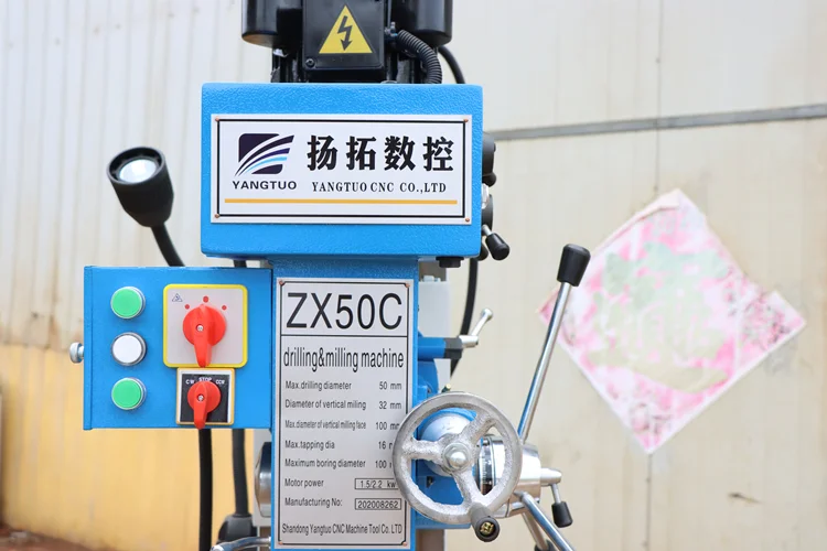 YANGTUO Metal Milling Dril ZX50C - Precision & Efficiency
