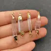 Double trou jaune cristal transparent