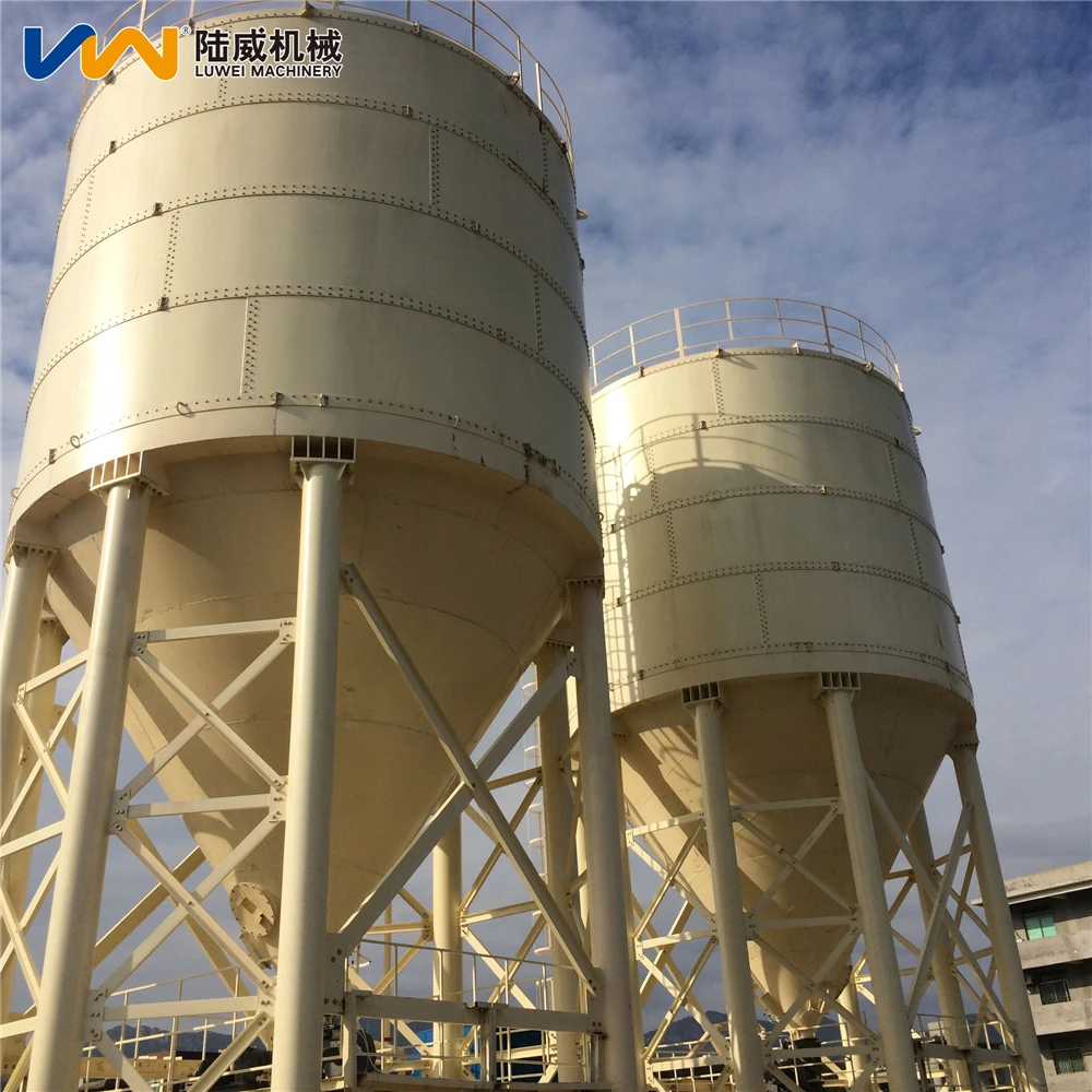 Cement Silo with Roof Structure and Steel Steel Structure