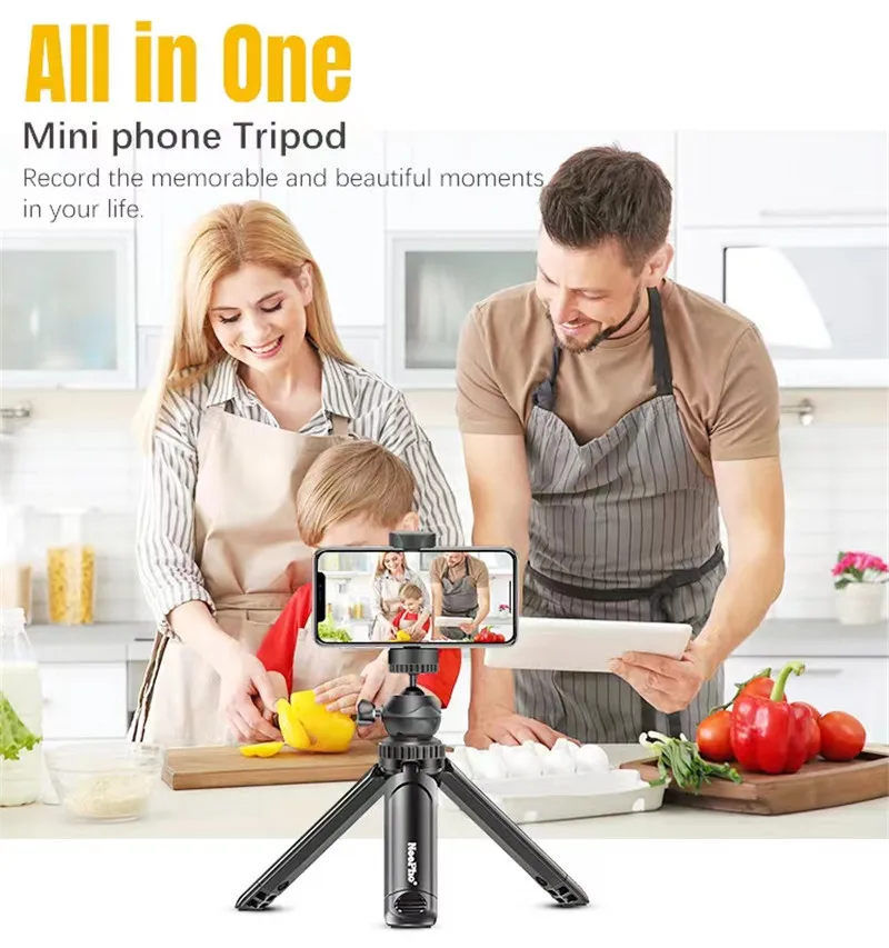 NP-999 Professional Adjustable Heavy Weight Duty Video Camcorder Aluminum Alloy Tripod for DSLR SLR Camera Tripod Stand