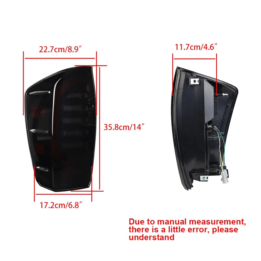 Right Tail Light Rear Tail Light For 2016-2021 Tacoma High Light Transmittance e