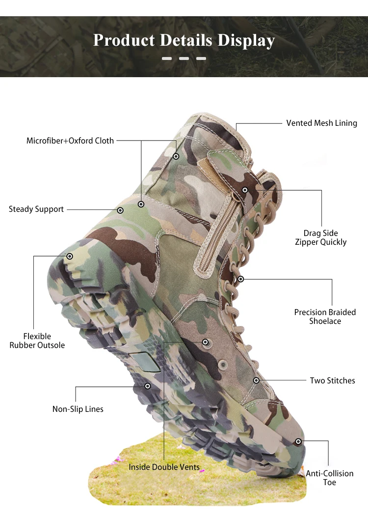 Waterproof Outdoor Tactiques Tactical Combat Boots