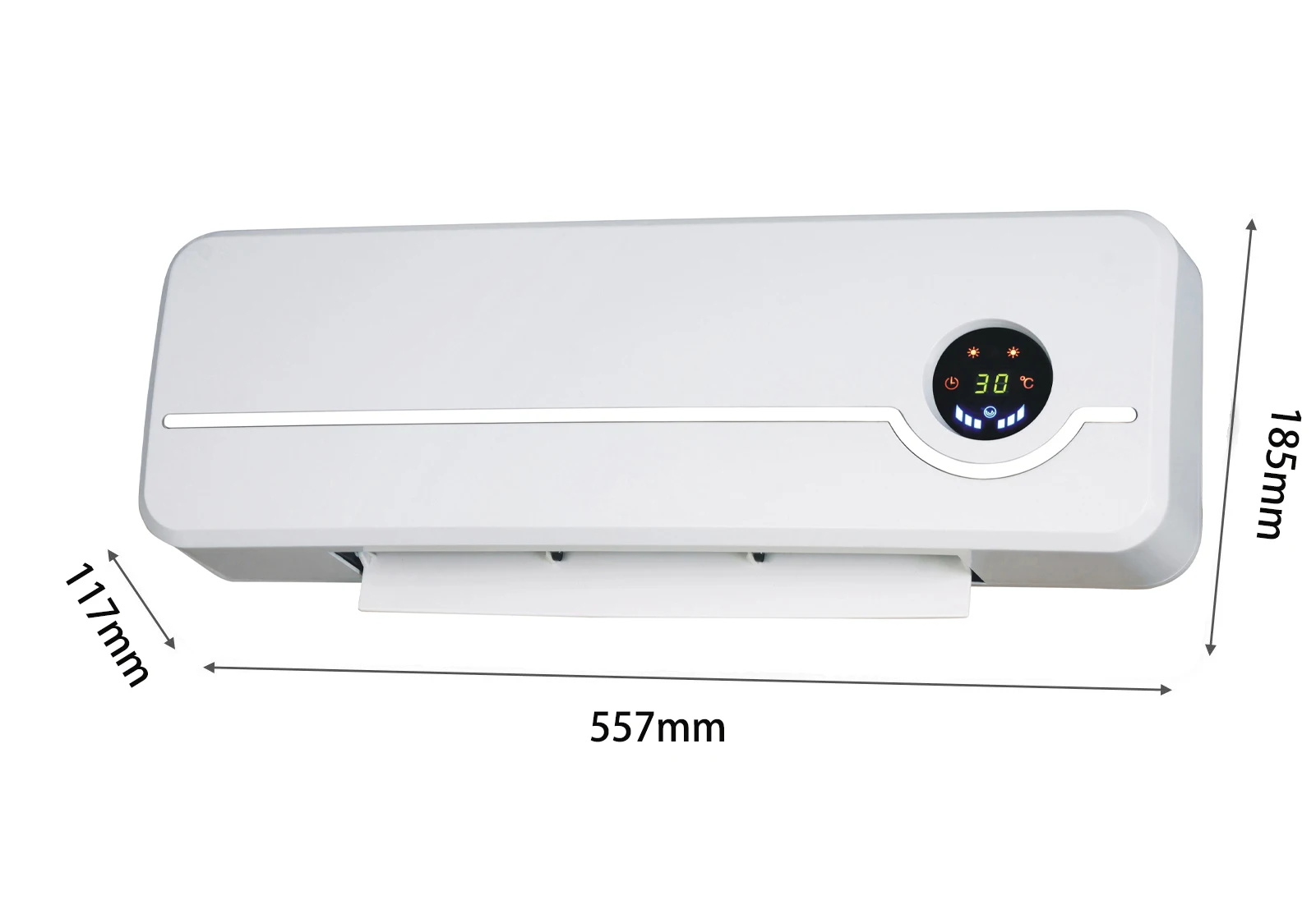 Electric Heater, 1000-2000w, Plastic - detail 2