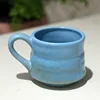 Blue coffee cup