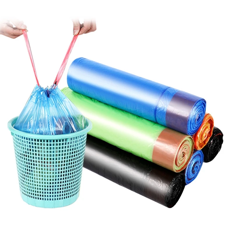 30L HDPE цветной биоразлагаемый пластиковый мешок для мусора на