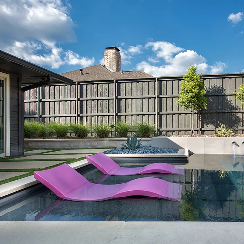 Outdoor Deck Pool Lounge Chair Durable Uv Resistant