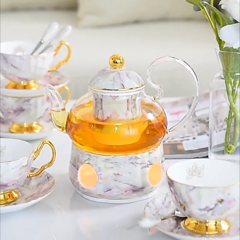 Ceramic Afternoon Tea Set Kitchen Ware European Style Porcelain Coffee