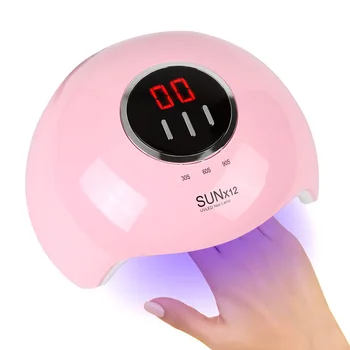 Professional SUN X12 USB Mini Pink Led Gel Polish UV Manicure Nail Lamp Curing Dryer 54W 18leds Pedicure Drying Light Salon