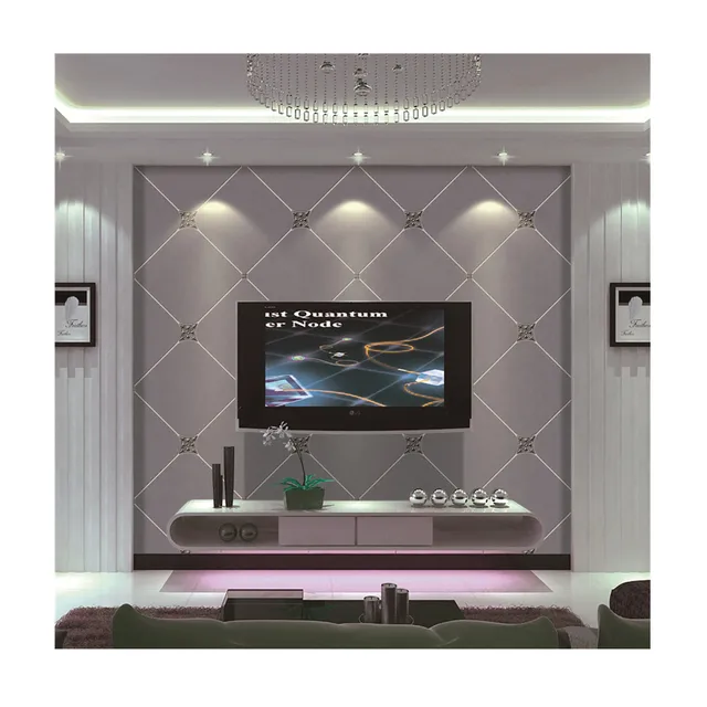Modern Custom Wallpaper 3D Foam Bedroom Living Room Decor Wallpaper from China