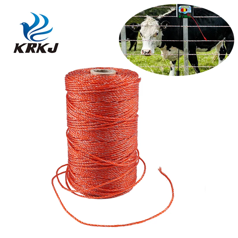 Details about   Electric Fence Fencing Poly Wire HIGH QUALITY 250m Or 500m Length 