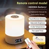 Blanco + control táctil + reloj + recargable + mando a distancia