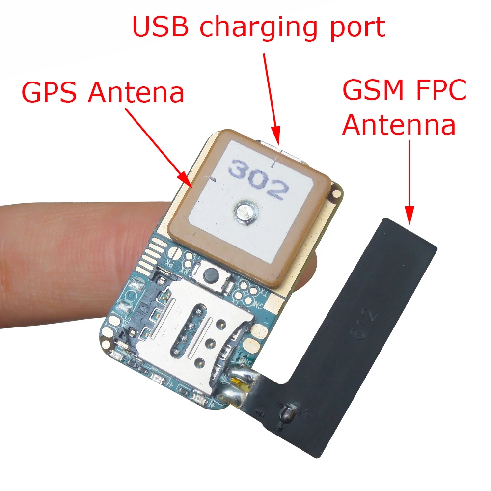 Topin ZX302 Micro GSM GPS Tracking Module - Low Price OEM/ODM