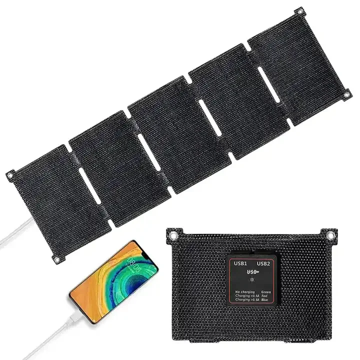 Small Size Monocrystalline Solar Panel Portable 10W Panel Solar 5V USB ETFE 12W 15W Foldable Solar Charger for Phone