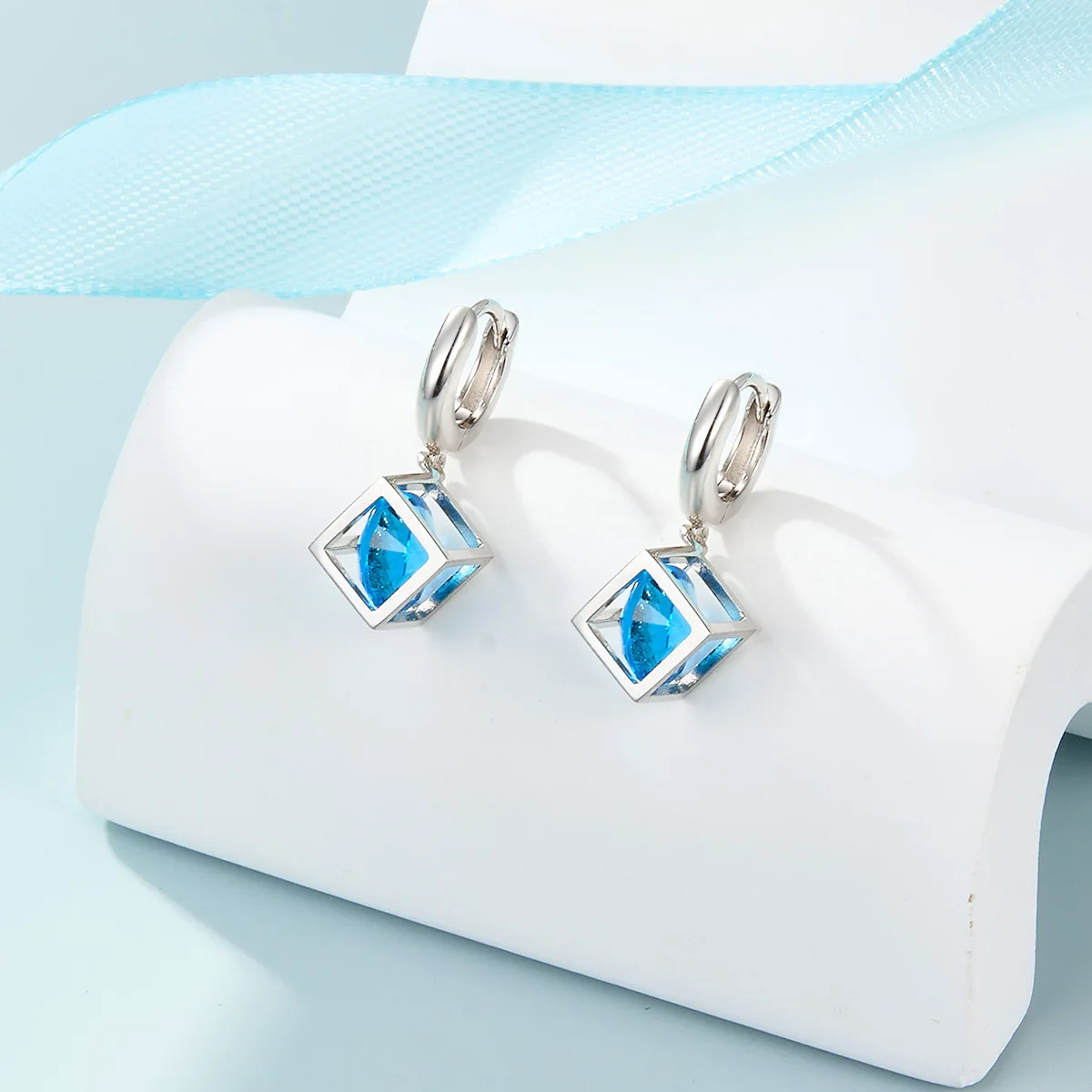 S925 Silver Fine Jewelry Jewelry Sets Women S925 Sterling Silver Blue