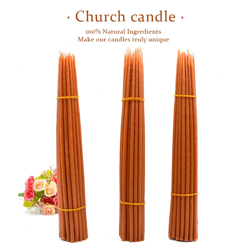 Wholesale Stock Blended Beeswax Pole Wax Church Orthodox Prayer
