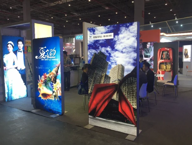 Знак Lightbox наружный выставочный двухсторонний дисплей SEG портативный рекламный тканевый светодиодный световой короб