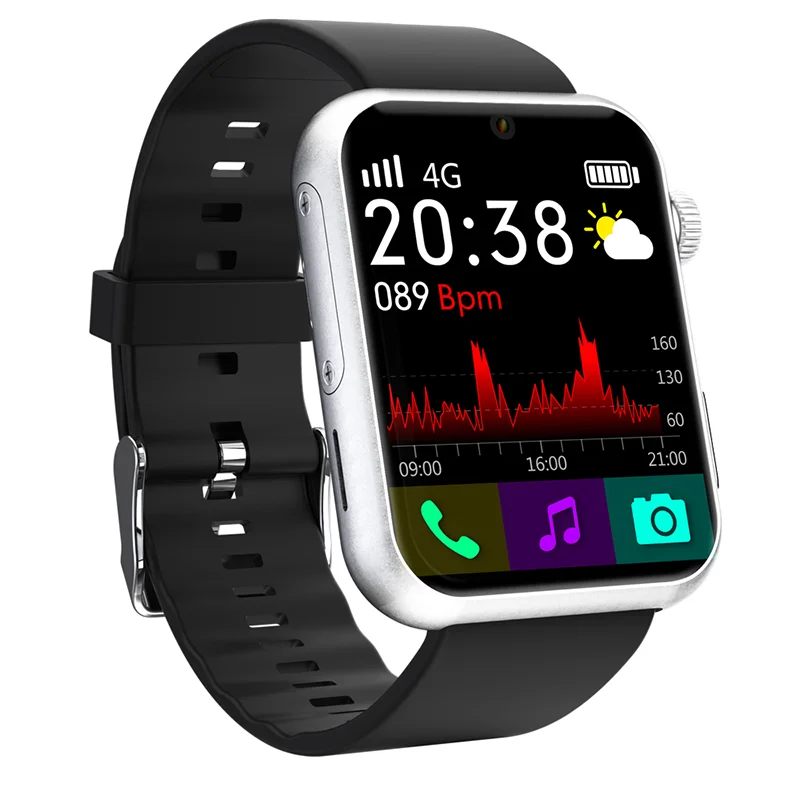 4G Smart Phone Watch Sim Card Telephone Call Making S888  Smart Watch Touch Screen Sports Recorder IPS Display Electronic Clock