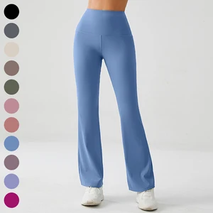 Yoga Wide-Leg Pants Stretch Sports Bell Bottoms Tight High-Waisted Trousers Sweatpants Women's Jeans Women's Panties