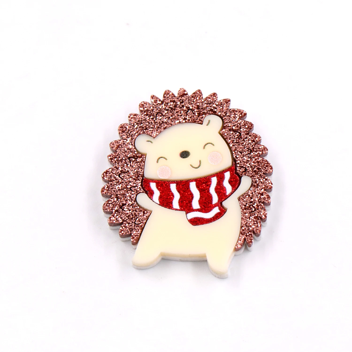 BHS083BH1052 Cute Little Hedgehog Brooch High Quality Handmade Acrylic Exquisite Women's & Unisex Gifts Wedding Party Children