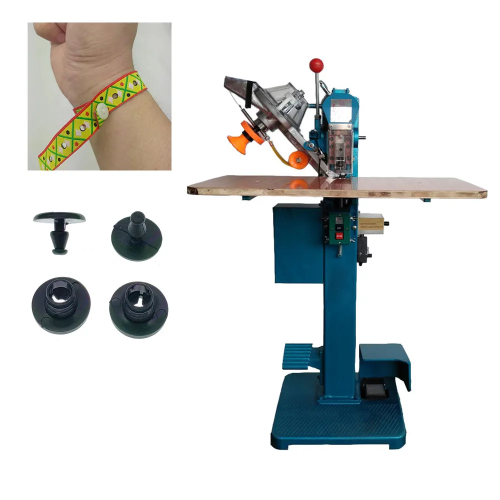 Disposable Plastic Wristband Snap Lock Two Parts Plastic Snap Button for Wristband Bracelet Clip