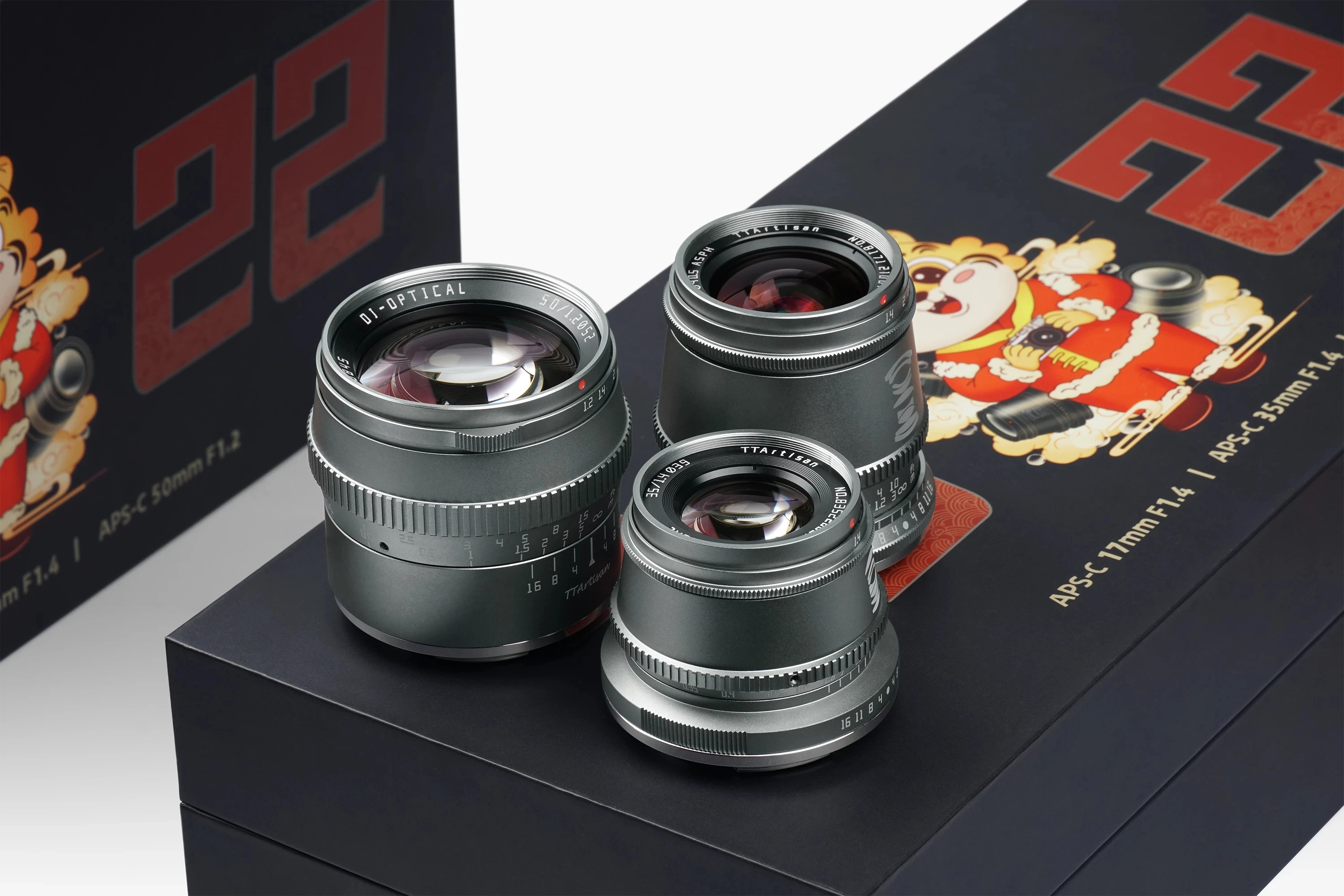 Ttartisan 17mm F1.4 35mm F1.4 50mm F1.2 Lenses for Sony E, Fuji X