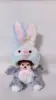 Gray upright-eared star-dew rabbit