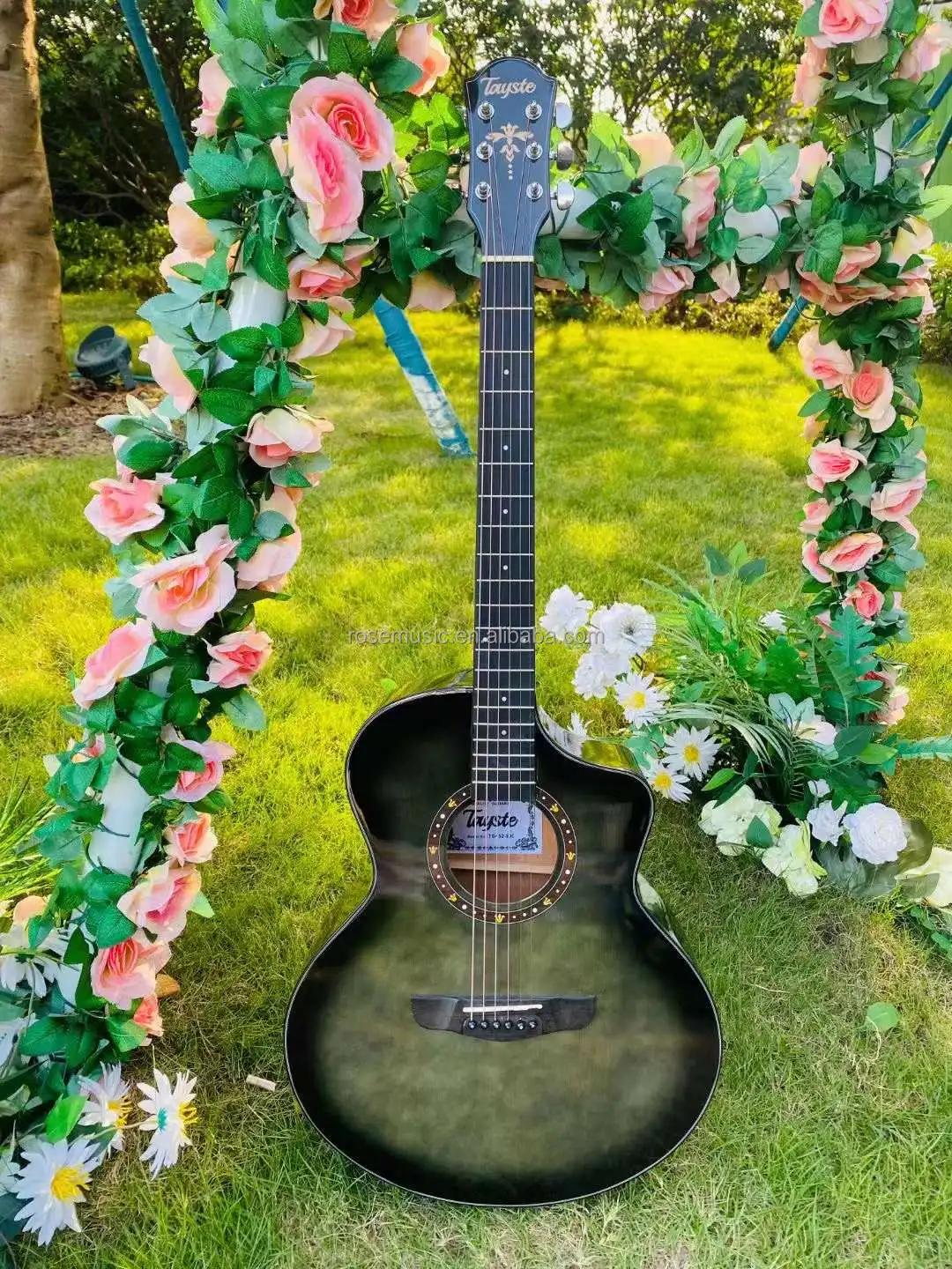 Tayste Acoustic Guitar - High Gloss Black 40