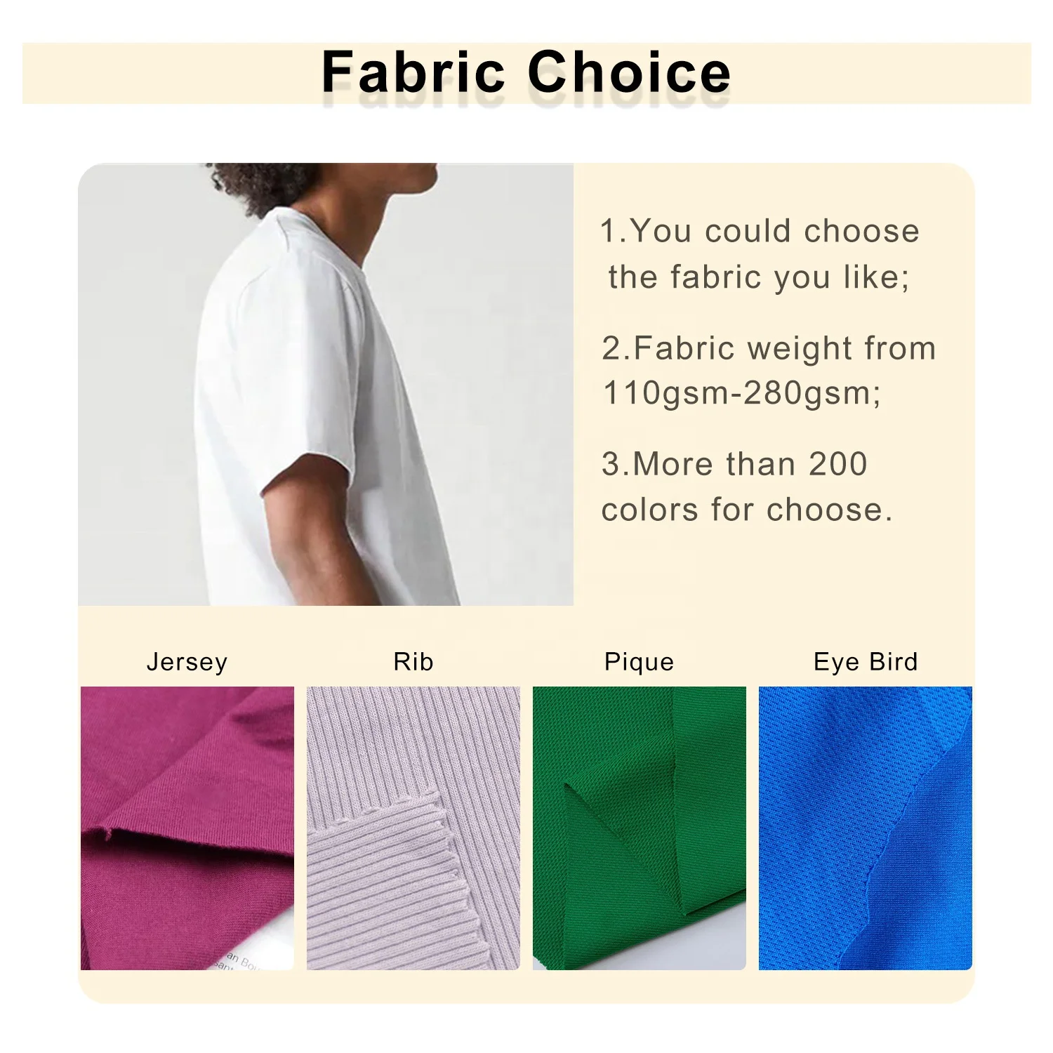 JL-0217C OEM White T Shirt Oversized Cut and Sew Drop Shoulder T-Shirt Cotton Pro Club T-Shirts Heavy Weights