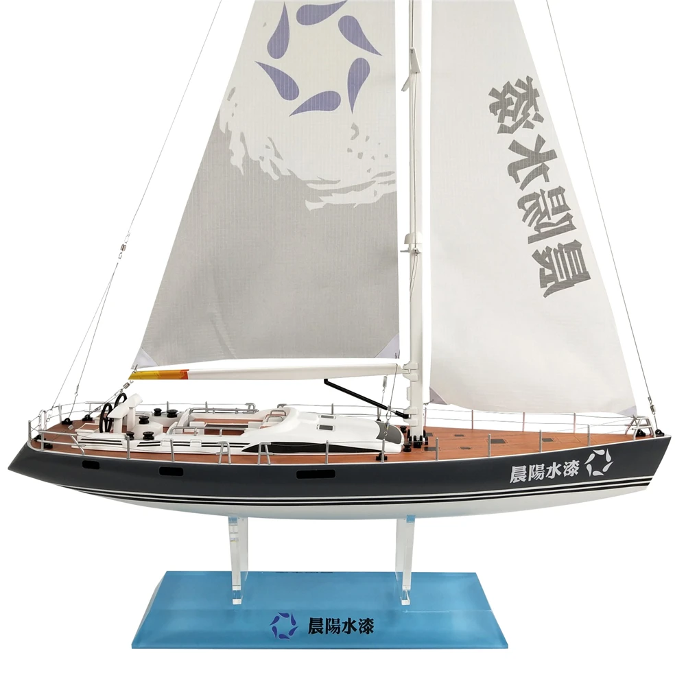 62cm chenyang Water paint Sailboat Model customization The OECD O.A.S shipmodel