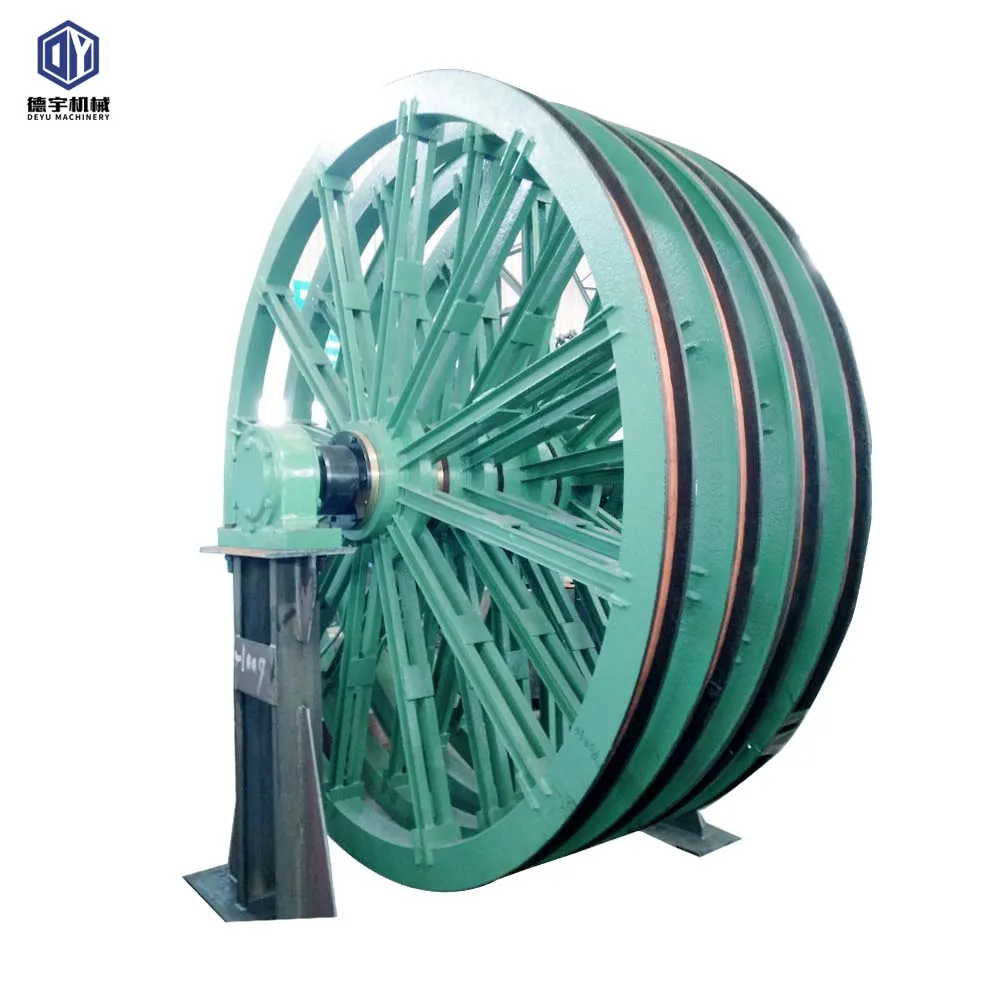 Casting Parts Custom Casting Steel  Head  4 Wheel Sheave/ Wire Rope Sheave Pulley for Mine Hoist