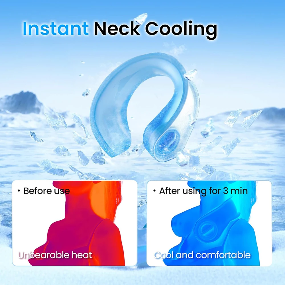 Hot Sale Wearable Neck Cooling Tube Neck Cooler Ring Ring Japan Cooling Neck Wrap