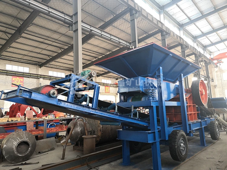 Gold Mining Mobile Rock Crushing Plant Pe400x600 Hard Granite Stone ...