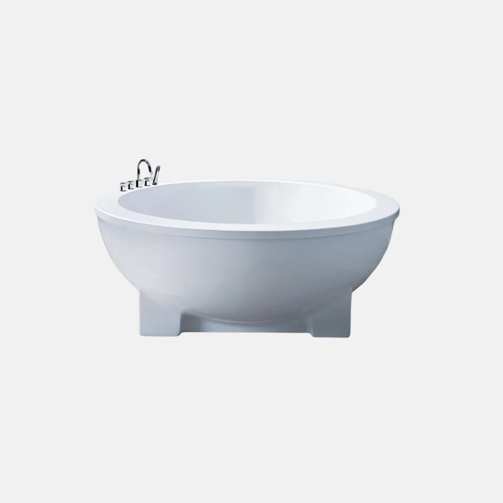 Round Bathroom Bathtub With Faucet