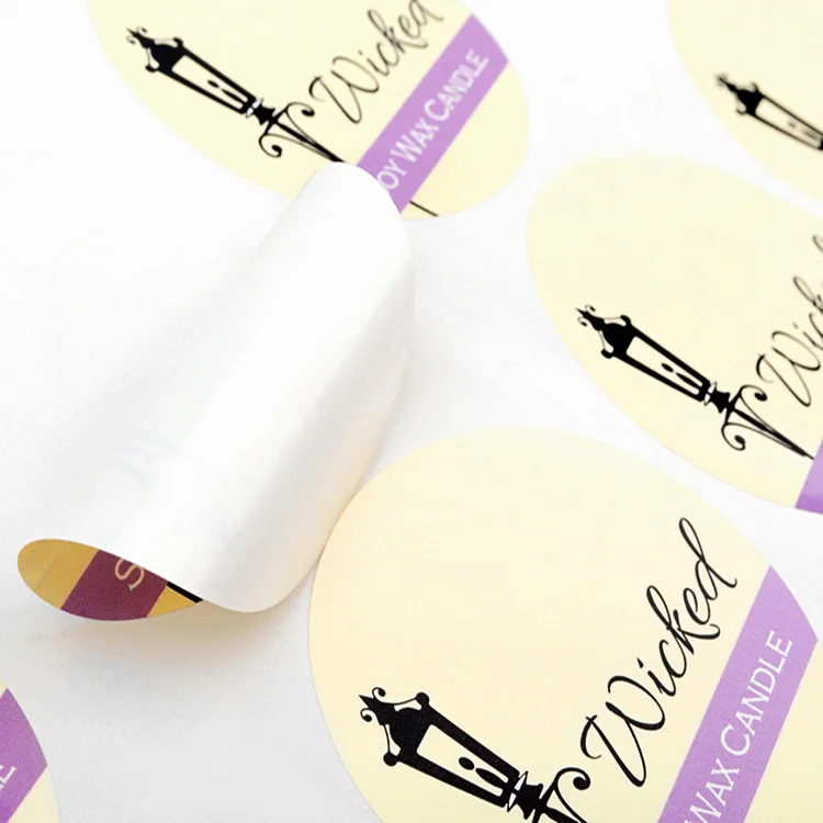 Custom Logo Sticker Self Adhesive High Quality Vinyl and Paper Sticker Label Printing for Product