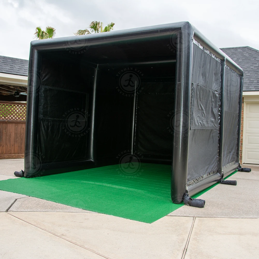 Inflatable Golf Ranges Commercial Custom Home Golf Simulator Enclosure Driving Range Tent ...