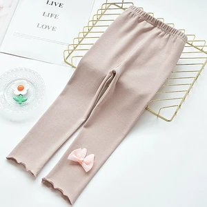 Baby Girls Leggings Toddler Rabbit Pants Kids Bottoming Trousers 2026 Spring Autumn 2 to 8Years Children's Clothing