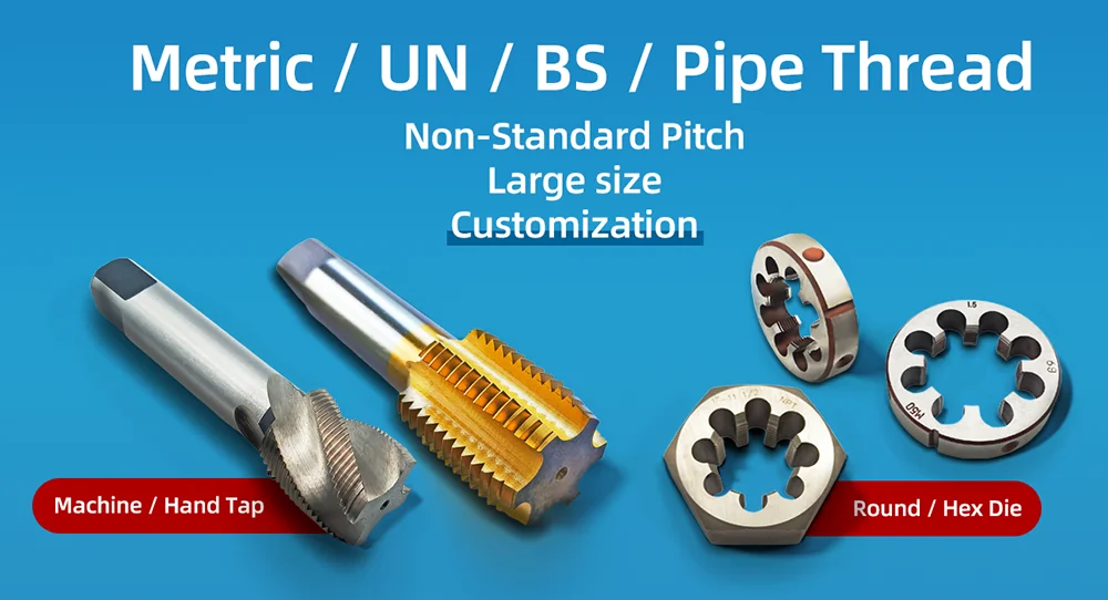HSS6542 Helical Spiral Flute Thread Taps - Precision Tools