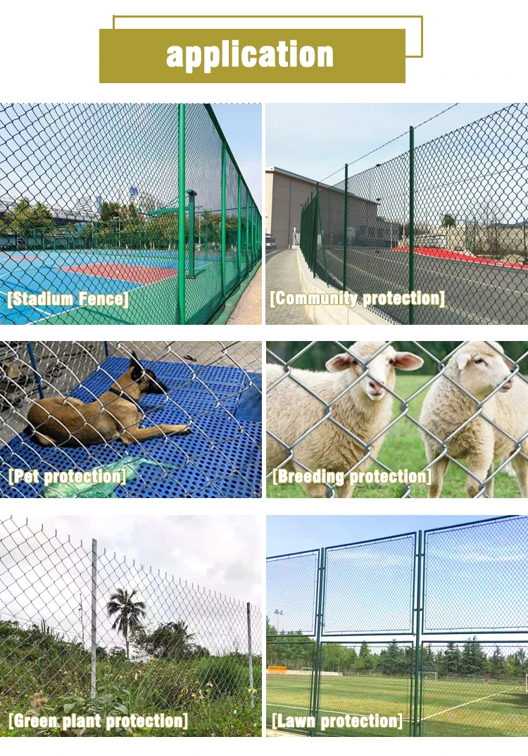 6ft 100 5 Ft Industry Chain Link Fence Galvanized Diamond Fence Buy