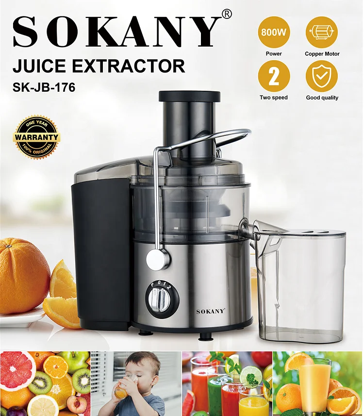 Sokany Sk-jb-176 Stainless Steel Juice Blender Extractor