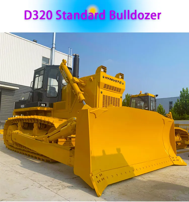 Large Bulldozers D320 Crawler-type Bulldozer With Ripper Winch 320hp ...