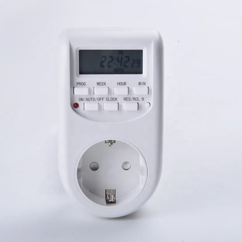 Ce Rohs Eu Plug In Type 220v-240v 50hz 24 Hours Daily Weekly Programmable  Digital Timer Switch Al-06g - Buy Digital Timer Product on Alibaba.com