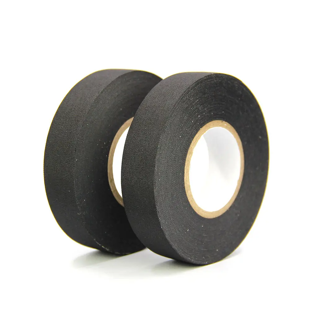 Noise-Reducing Heat-resistant Cloth Tape-Custom Black Single Sided Adhesive Sticker 19mm for Masking