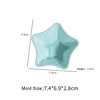 Sky Blue Pentagram Muffin Cup Mold